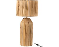 J-Line tafellamp Hanna Bananen Bladeren - jute - naturel