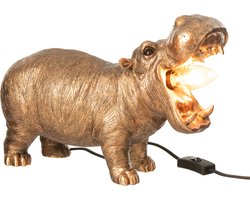 J-Line tafellamp Hippo - polyresin - koper