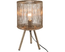 J-Line tafellamp - metaal Antiek - bruin - small