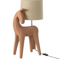 J-Line tafellamp Paard Modern - polyresin - terracotta