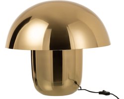 J-Line tafellamp Paddenstoel - ijzer - goud - large
