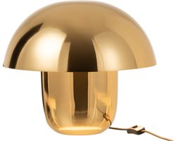 J-Line tafellamp Paddenstoel - ijzer - goud - small