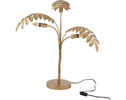 J-Line tafellamp Palmboom - metaal - goud