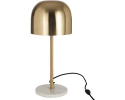 J-Line tafellamp Queen - metaal/marmer - goud