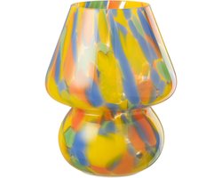 J-Line tafellamp Regenboog - glas - mix - large