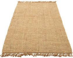 J-Line tapijt Havana - polyester - naturel/wit - small