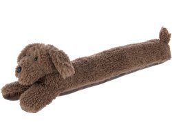 J-Line tochtrol Hond - polyester - bruin