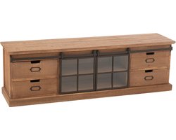 J-Line tv kast Mia - dennenhout - naturel