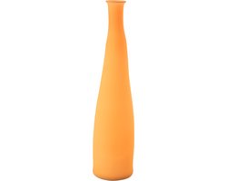 J-Line vaas Bottle - glas - oranje - small - 80 cm hoog