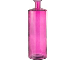 J-Line vaas Bottle - glas - roze - small - 75 cm de hauteur