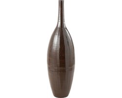 J-Line vaas Fles Blinkend - terra - bruin - large - 120 cm hoog