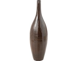 J-Line vaas Fles Blinkend - terra - bruin - medium - 93 cm hoog