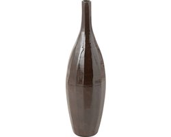 J-Line vaas Fles Blinkend - terra - bruin - small - 70 cm hoog