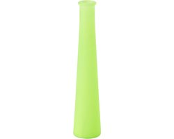 J-Line vaas Tube - glas - groen - 31.5 cm hoog