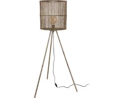 J-Line vloerlamp Antiek - metaal - bruin - large