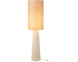 J-Line vloerlamp Ava - glasvezel/jute - naturel - small