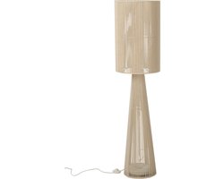 J-Line Vloerlamp met touw - stof - greige - medium