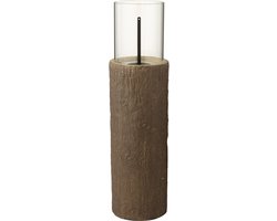 J-Line vuurschaal Trunk Rond - magnesium - bruin - medium