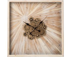 J-Line Wandklok - MDF - lichtbeige - large