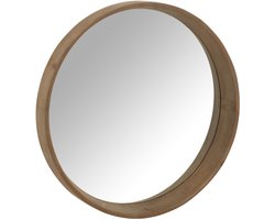 J-Line wandspiegel - hout - lichtbeige - small