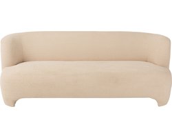 J-Line zetel 2/3-Zit Gebreid - hout - wit