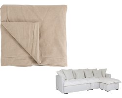J-Line zetelhoes Beach - textiel - beige