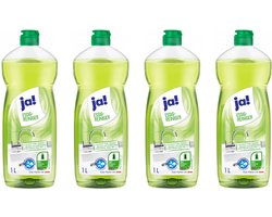 JA! | 4 x 1 liter Azijnreiniger | Schoonmaak Azijn | tegen kalk, zeepresten, watervlekken en vetvervuiling |