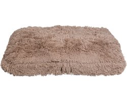 Jack and Vanilla Bubble - JV Hondenbed - Fluffy hondenkussen beige - 90 x 60 cm