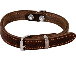 Jack And Vanilla - Halsbanden - Vetleder Halsband - Bruin - 20mmx50cm 45/7004 - 177966
