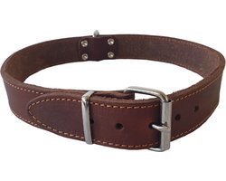 Jack And Vanilla - Halsbanden - Vetleder Halsband - Bruin - 30mmx70cm 45/7008 - 175534