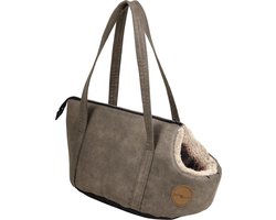 Jack and Vanilla Huisdierentas Classy M 55x30 cm steenkleurig