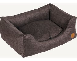 Jack and Vanilla MANCHESTER Hondenmand – Bruin – Maat M: 80x60x25 cm