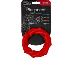 Jack and Vanilla PLAYSCENT - Hondenspeelgoed - Rubber Ring - Rund Smaak - Ø11 cm