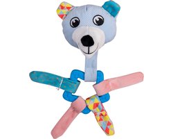 Jack and Vanilla Speelgoed - Hondenspeelgoed - Puppyspeelgoed - Lichtblauw - bijtspeelgoed