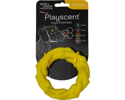 Jack And Vanilla - Speelgoed - Playscent Ring - Kip - Geel - À11cm 49/4223 - 177887