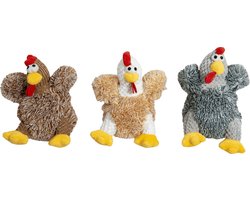 Jack And Vanilla - Speelgoed - Velveties Haan - Assorti - 18cm 49/0682 - 176114