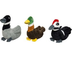 Jack And Vanilla - Speelgoed voor honden - honden knuffel - Velveties Valk - Assorti - 19cm - 1 stuk