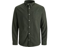 Jack & Jones Heren Overhemd JJEOXFORD bequem Groen XXL Volwassenen