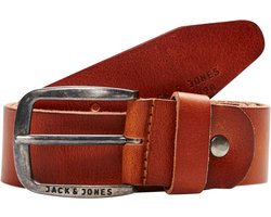 Jack & Jones JacPaul Riem Lichtbruin Leer Zilveren Gesp - 85