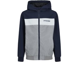 JACK & JONES JUNIOR JJERUSH BLOCKING HOOD BOMBER NOOS JNR Jongens Jas - Maat 140