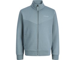 Jack & Jones Vest Jprblufrankie Sweat Zip High Neck 12275675 Goblin Blue Mannen Maat - L