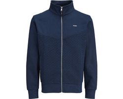 Jack & Jones Vest Jprblufrankie Sweat Zip High Neck S 12275675 Pageant Blue Mannen Maat - L