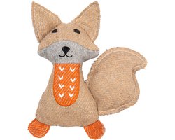 Jack & Vanilla Hondenspeelgoed - Hondenknuffel - Biologisch afbreekbaar - Honden speelgoed - Honden knuffel - Hondenspeelgoed - Puppyspeelgoed - Puppy speelgoed - Beige - Vos