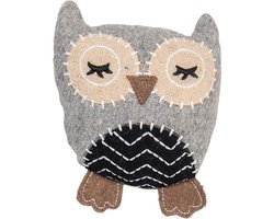 Jack & Vanilla Revive honden piepspeelgoed - Puppyspeelgoed uil met piep- Hondenknuffel Uil