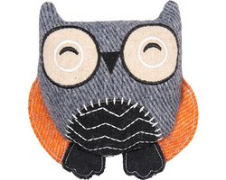 Jack & Vanilla Revive Hondenknuffel - L17xB12xH6 cm - Hondenspeelgoed - Puppyspeelgoed - Honden knuffel - Knuffelspeelgoed hond - Honden speelgoed - Uil met pier