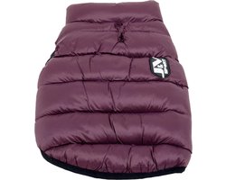 Jack&Vanilla hondenjas - bodywarmer - wind en waterdicht - maat L - 40cm - rood - hondenbodywarmer - bordeaux