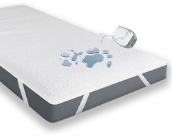 Jacobson - Matrasbeschermer 90x200 cm - Waterdichte Matrasbeschermer - Ademend - Antibacteriëel - Matrashoogte tot 30cm - Wit