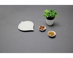 Jacquard Geweven Gecoat Luxe Tafellaken - Tafelzeil - Tafelkleed - Sofia grijs - Hoogwaardig - Opgerold op dunne rol - Geen plooien - Rechthoekig - 140 cm x 240cm