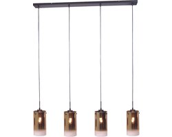 Jalama hanglamp glas goud 4L 120 cm