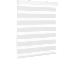 Jaloezieën Voor Ramen - Raambekleding Zonwering - Zon En Inkijk - Goede Luchtdoorlatendheid - 70 x 300 cm - Wit